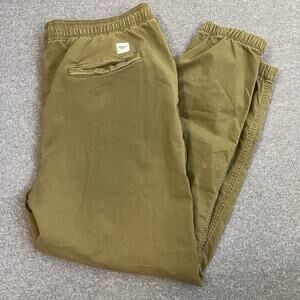 American Eagle Men's Khaki Joggers Flex Elastic Waist Pants Size Large 36x27 Tan